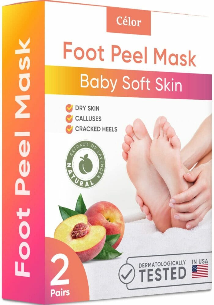 Foot Peel Mask Peach (2 Pairs)