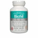 BioSil by Natural Factors, Hair, Skin, Nails, Supports Healthy Growth and Strength, Vegan Collagen, Elastin and Keratin Generator, 120 Capsules